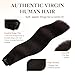 GOO GOO Invisi Edge Clip in Hair Extensions, Machine-Injected PU Invisible Weft, Virgin Human Hair, Beginner-friendly, 16 Inch 130g 7 Pcs Dark Brown, Ideal for Weddings Parties