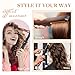 GOO GOO Invisi Edge Clip in Hair Extensions, Machine-Injected PU Invisible Weft, Virgin Human Hair, Beginner-friendly, 16 Inch 130g 7 Pcs Dark Brown, Ideal for Weddings Parties