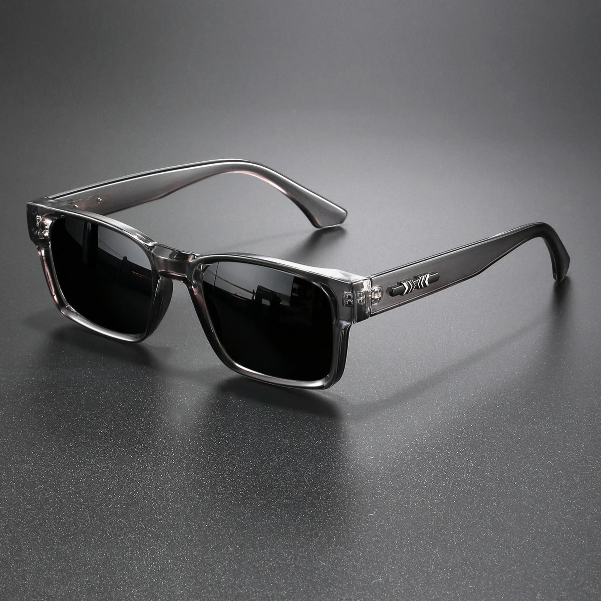 Classic Square Polarized Sunglasses – UV400 Unisex Travel Shades