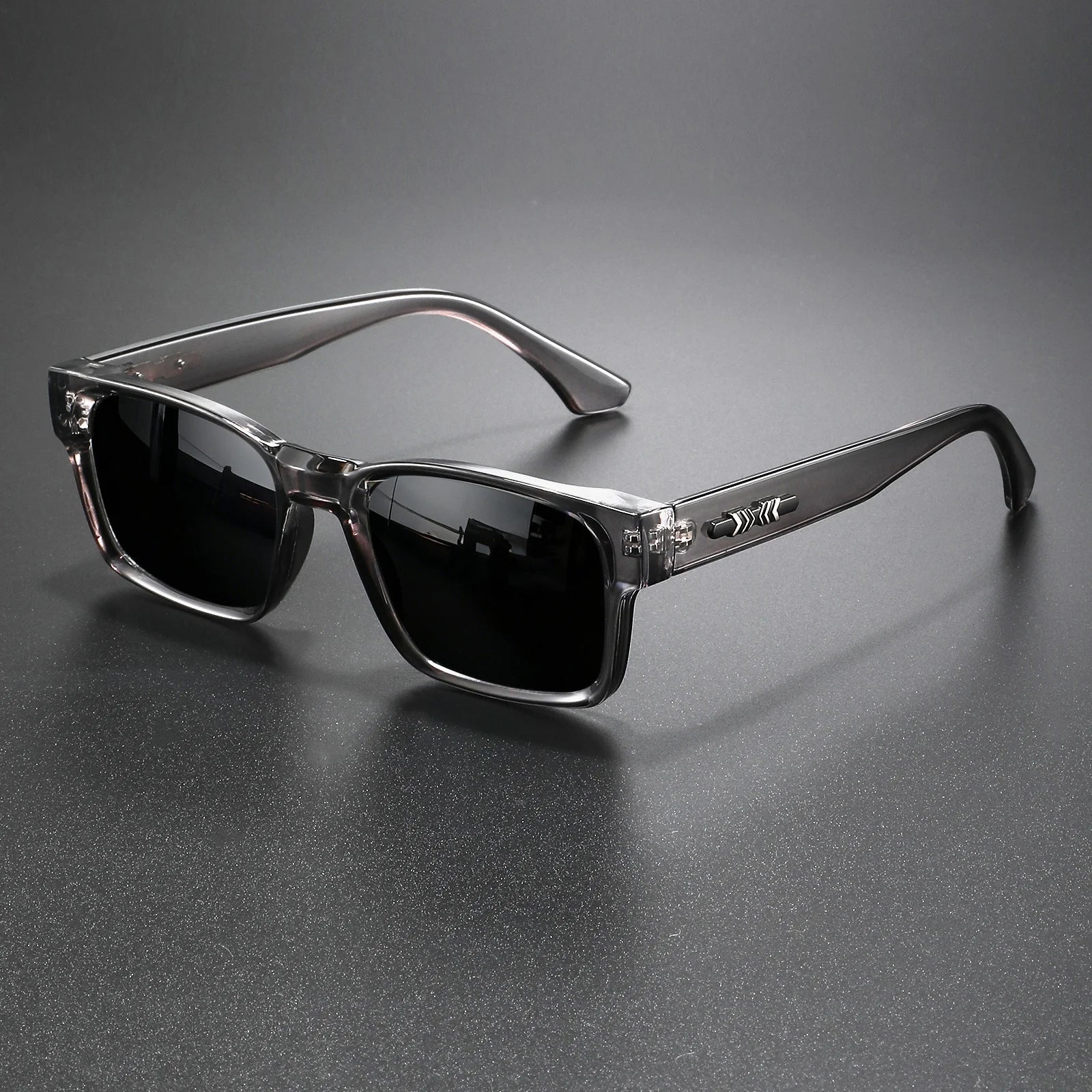 Classic Square Polarized Sunglasses – UV400 Unisex Travel Shades