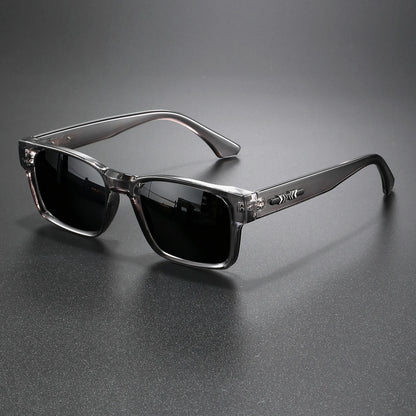 Classic Square Polarized Sunglasses – UV400 Unisex Travel Shades