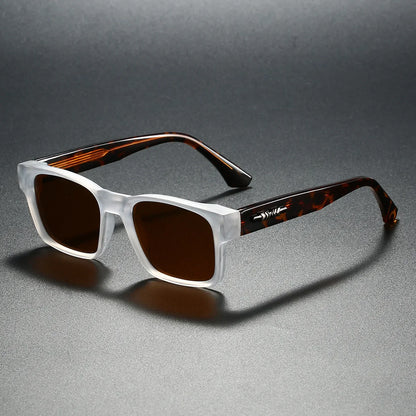Classic Square Polarized Sunglasses – UV400 Unisex Travel Shades
