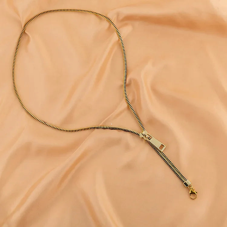 ZipGlam™ – Adjustable Necklace & Bracelet Duo
