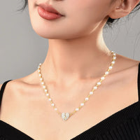 MagniHeart™ Pearl Necklace 💫 — Elegant, Romantic & Unique